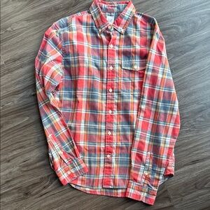 Casual Plaid Button-Down Shirt